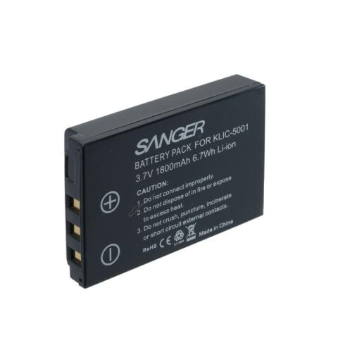 Sanger KLIC-5001 Kodak Fotoğraf Makinesi Batarya