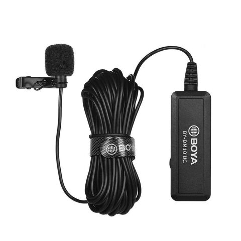 Boya BY-DM10UC PC Type-c Telefon Yaka Mikrofonu