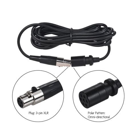 Boya BY-M11OD Çok Yönlü XLR Yaka Mikrofonu