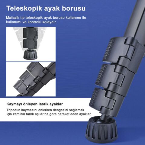 Yunteng VCT-668 Tripod Hidrolik Kafa