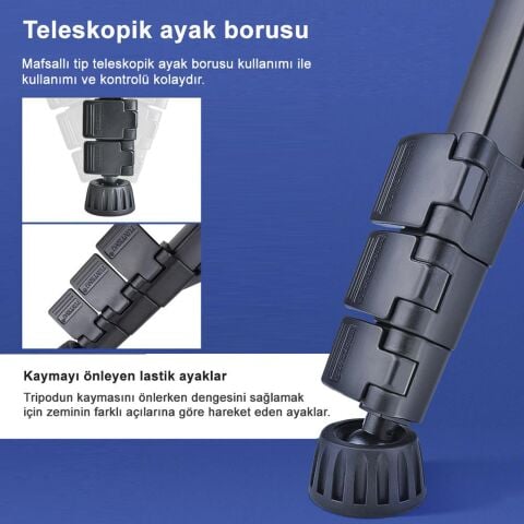 Yunteng VCT-668 Tripod Hidrolik Kafa