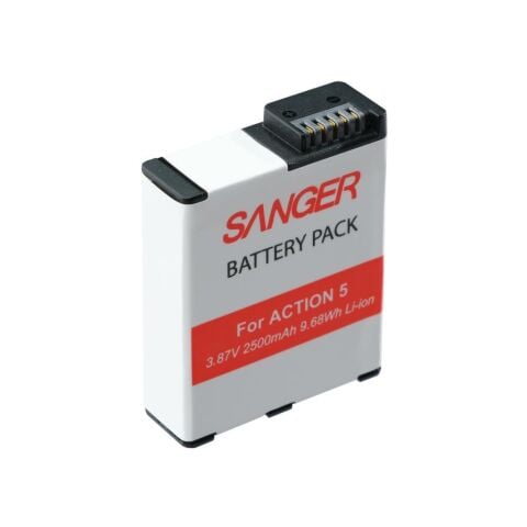 Sanger Osmo Action 3/4/5 Uyumlu Batarya