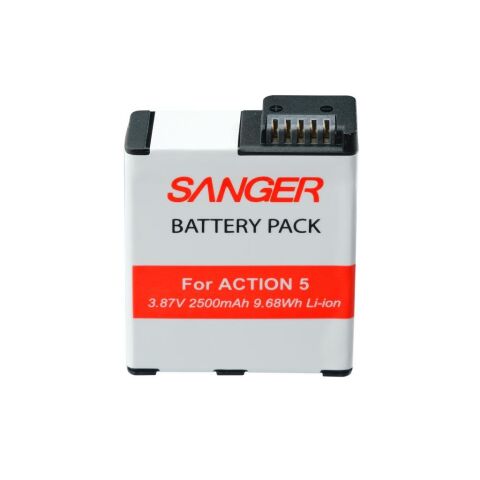 Sanger Osmo Action 3/4/5 Uyumlu Batarya