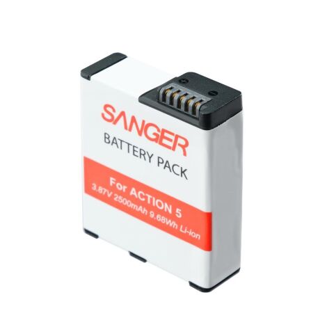 Sanger Osmo Action 3/4/5 Uyumlu Batarya