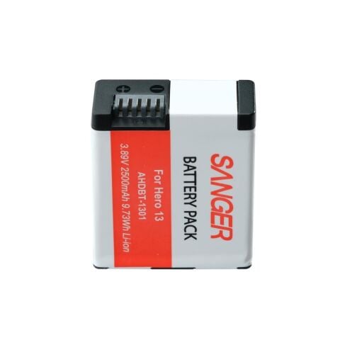 Sanger AHDBT-1301 Hero 13 Aksiyon Kamera Batarya 2500mAh