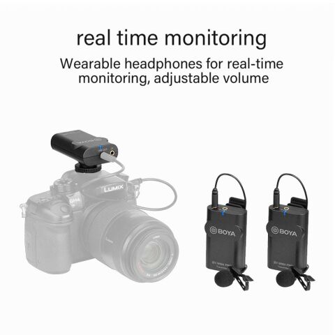 Boya BY-WM4 Pro K2 Kablosuz İkili Yaka Mikrofonu