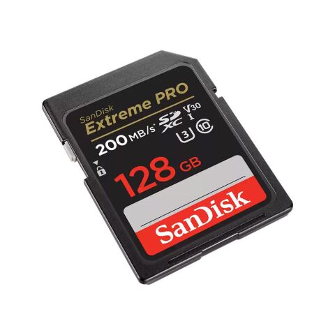 SanDisk Extreme PRO 128GB 200MB/s UHS-I SDXC Hafıza Kartı - SDSDXXD-128G-GN4IN