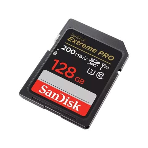 SanDisk Extreme PRO 128GB 200MB/s UHS-I SDXC Hafıza Kartı - SDSDXXD-128G-GN4IN