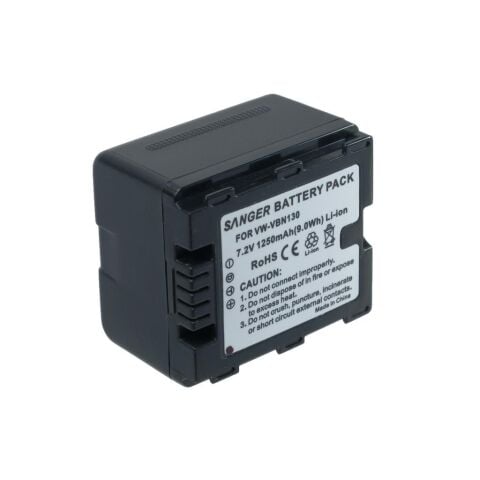 Sanger VW-VBN130 Panasonic Kamera Batarya