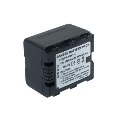 Sanger VW-VBN130 Panasonic Kamera Batarya