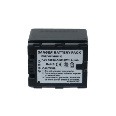 Sanger VW-VBN130 Panasonic Kamera Batarya