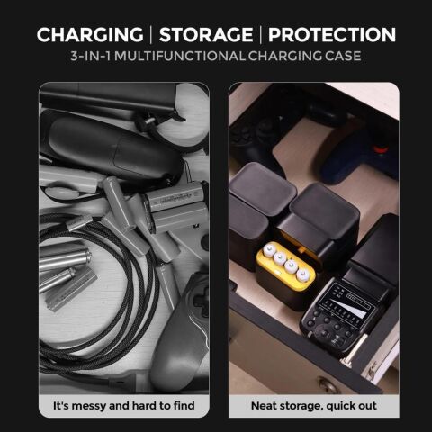 Imuto 3600mWh AA Şarj Edilebilir Lityum Pil Seti (4’lü) Hızlı Şarj Cihazı