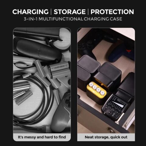 Imuto 3600mWh AA Şarj Edilebilir Lityum Pil Seti (4’lü) Hızlı Şarj Cihazı