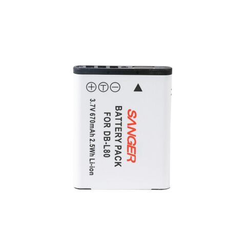 Sanger DB-L80 Sanyo Fotoğraf Makinesi Batarya