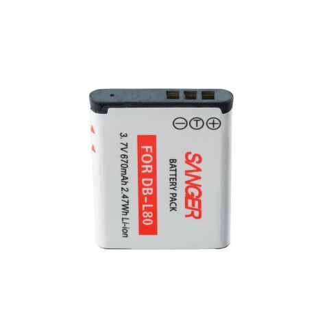 Sanger DB-L80 Sanyo Fotoğraf Makinesi Batarya