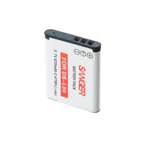 Sanger DB-L80 Sanyo Fotoğraf Makinesi Batarya