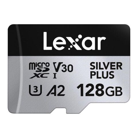 Lexar Professional 128GB 205 MB/s Silver Plus MicroSD Hafıza Kartı
