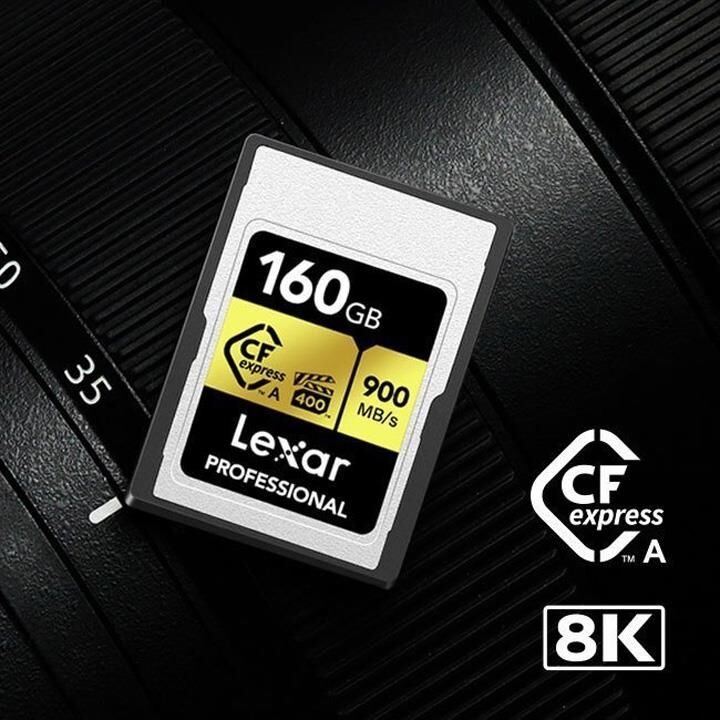 Lexar 160GB 900MB/s Professional CFexpress Type A GOLD Serisi Hafıza Kartı