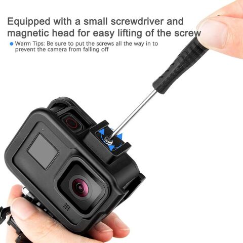 Gopro Hero 8 Black İçin Metal Vlog Çerçeve Frame