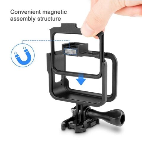 Gopro Hero 8 Black İçin Metal Vlog Çerçeve Frame