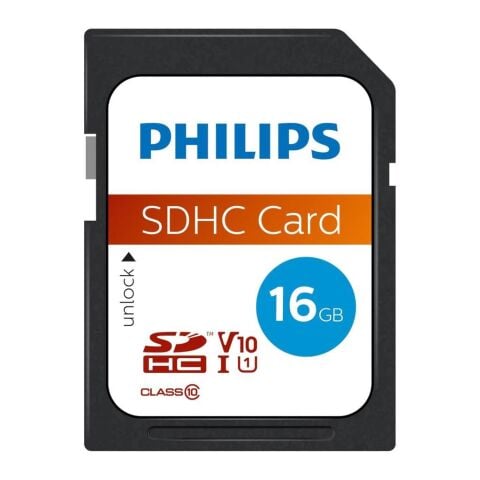 Philips 16GB Ultra Hızlı UHS-I SDHC Hafıza Kartı (FM16SD45B/00)