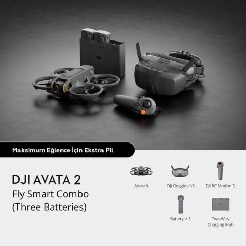 DJI Avata 2 Fly Smart Combo (Three Batteries)