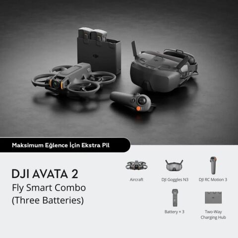 DJI Avata 2 Fly Smart Combo (Three Batteries)