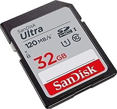 Sandisk Ultra 32GB 120mb/s SDHC Hafıza Kartı