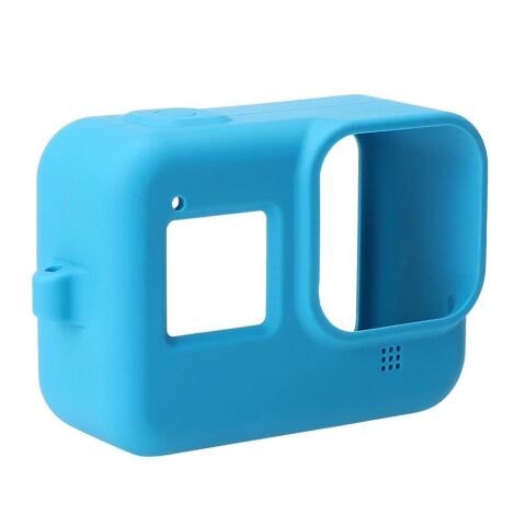 Gopro Hero 8 Black İçin Silikon Kılıf Mavi