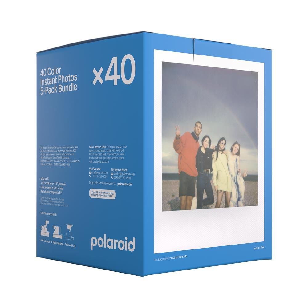 Polaroid Color Film 600 - X40 Film Paketi - NPOL6013