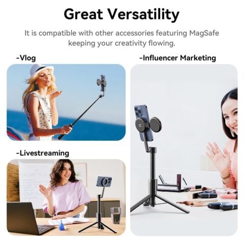 Ulanzi MG-003 Pro Uzatılabilir Manyetik Telefon Selfie Tripod - M003B