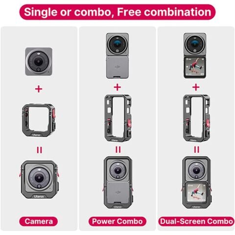 Ulanzi C-Action2 DJI Action 2 Manyetik Metal Cage Çerçeve