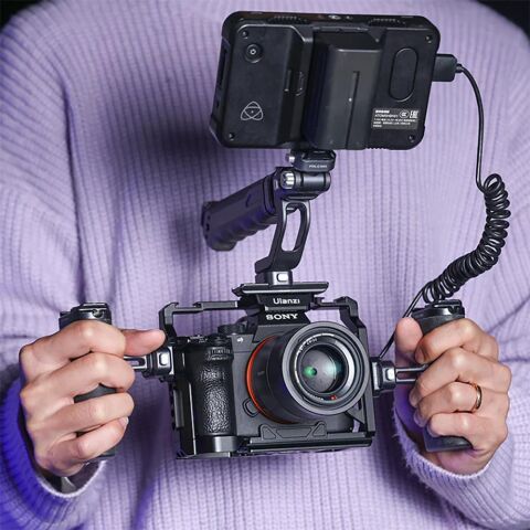 Ulanzi C-A7M4 Sony A7M4/A7M3/A7R3 için Camera Cage Çerçeve