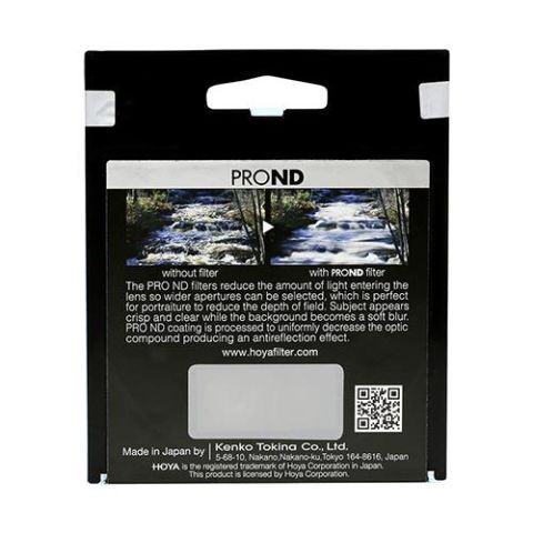 Hoya 49mm PRO ND64 6 Stop ND Filtre