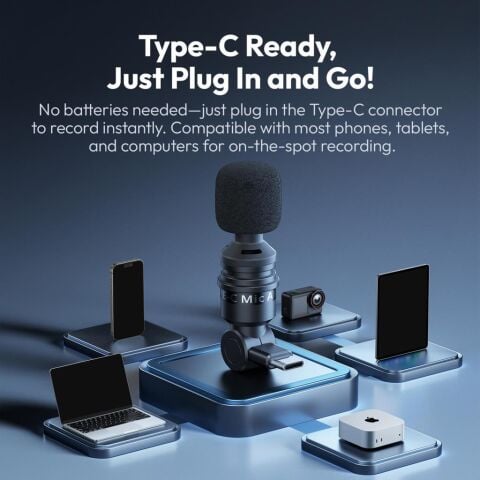 Ulanzi AM23 USB Type-C Mini Omnidirectional Mikrofon - A019GBB1