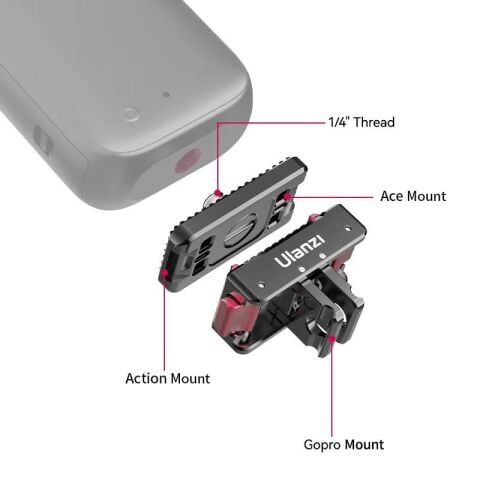 Ulanzi IN-01 Aksiyon Kameraları İçin Manyetik Hızlı Çıkarma Montajı