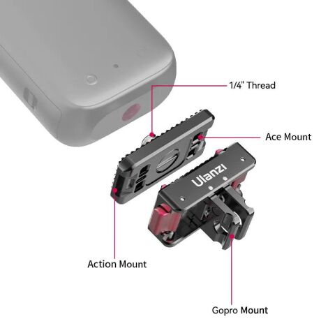 Ulanzi IN-01 Aksiyon Kameraları İçin Manyetik Hızlı Çıkarma Montajı