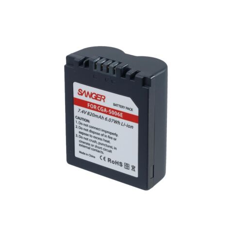 Sanger S006E Panasonic Fotoğraf Makinesi Batarya