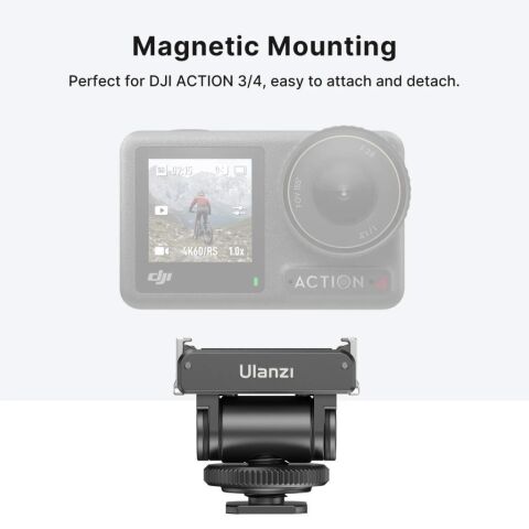 Ulanzi CA22 DJI Osmo Action 3/4 İçin Cold Shoe Adaptörü