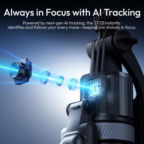 Ulanzi TT23 AI Auto-Tracking Selfie Stick Tripod - T168