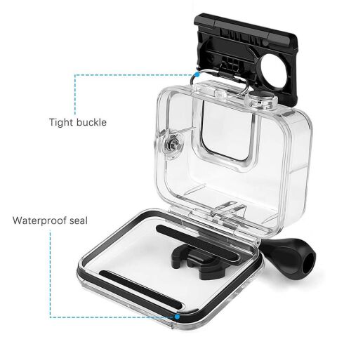 Gopro Hero 8 Black İçin Su Geçirmez Housing