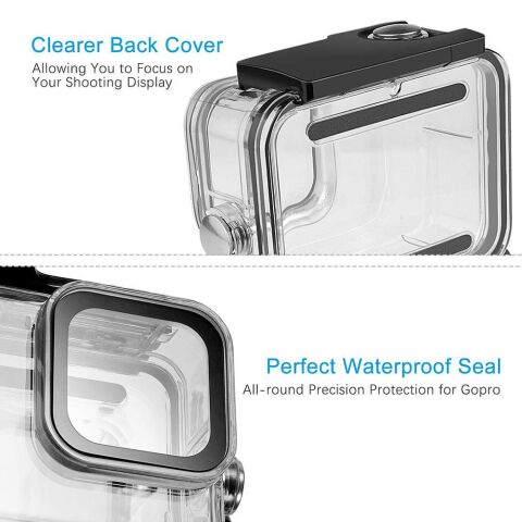 Gopro Hero 8 Black İçin Su Geçirmez Housing