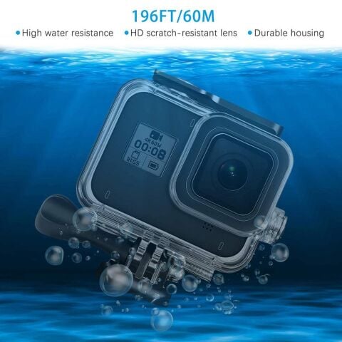 Gopro Hero 8 Black İçin Su Geçirmez Housing