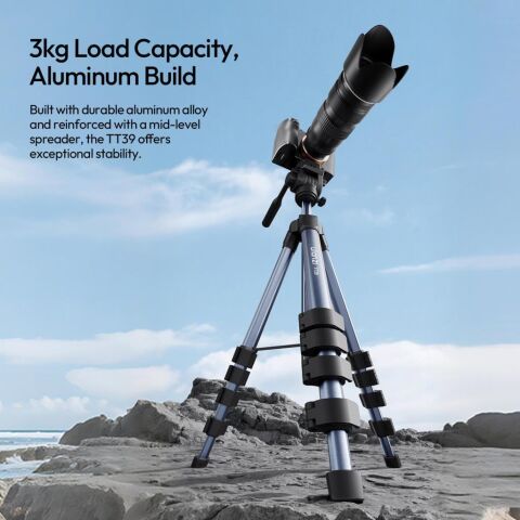 Ulanzi TT39 Profesyonel Fluid Head Travel Video Tripod – S019