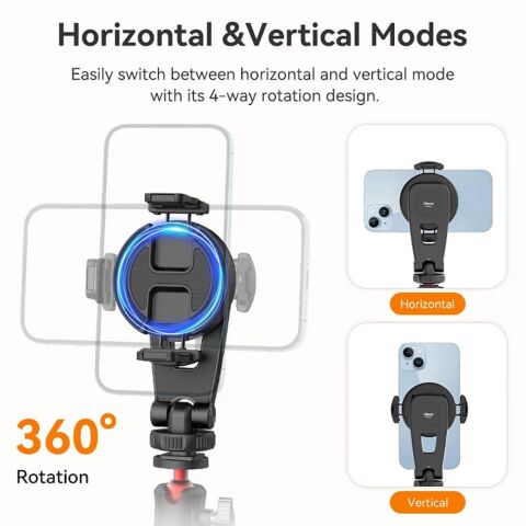 Ulanzi MA47 2 in 1 Manyetik Telefon Tutucu Stand