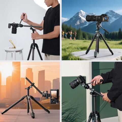 Ulanzi JJ06 GlideGo Carbon Fiber Video Tripod - T081