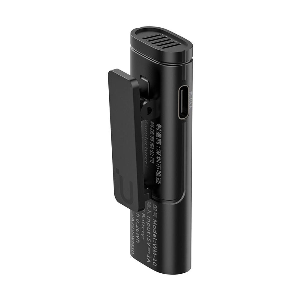 Ulanzi WM-10 Akıllı Telefon veya Tabletler için Kablosuz Klipsli Mikrofon (Type-C) - 3328A