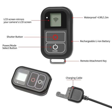 Gopro İçin Universal Wifi Uzaktan Kumanda