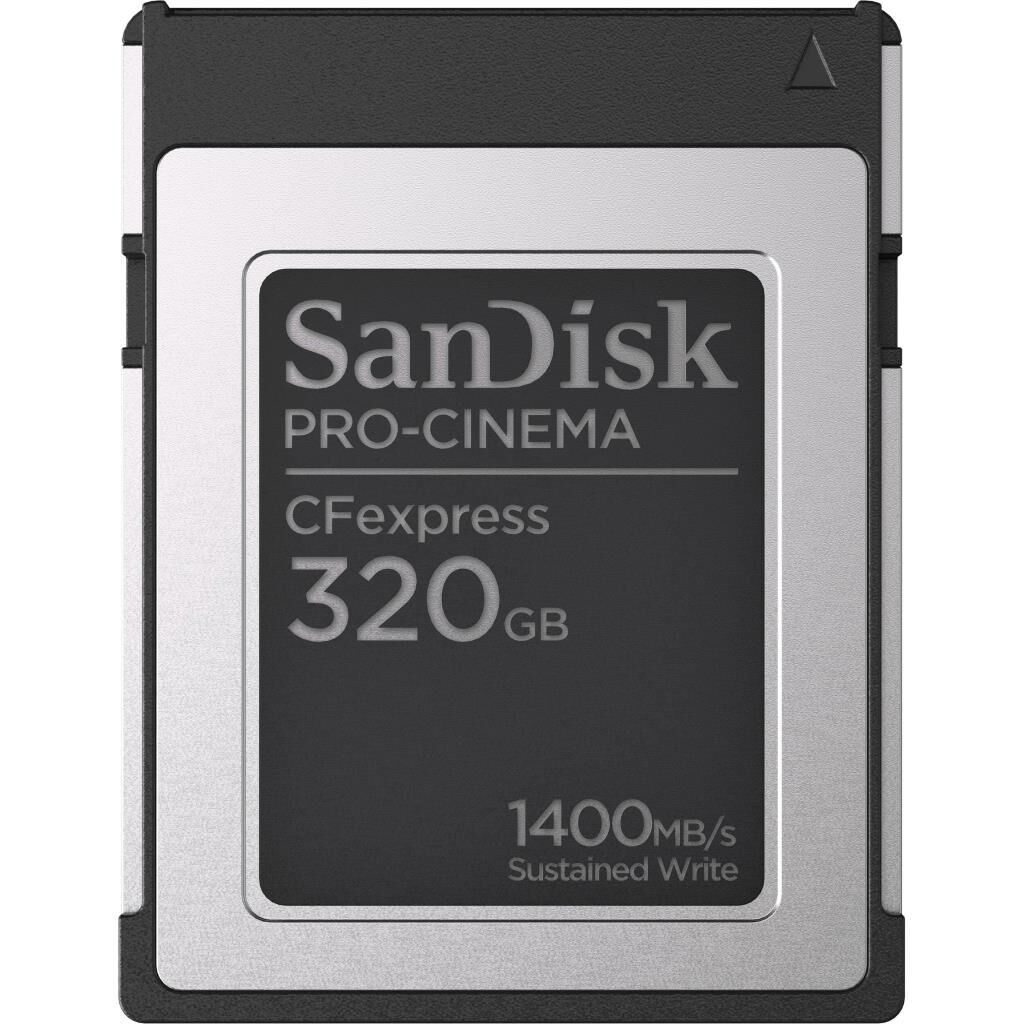 SanDisk 320GB PRO-CINEMA CFexpress Type B Hafıza Kartı - SDCFEC-320G-GN4NN