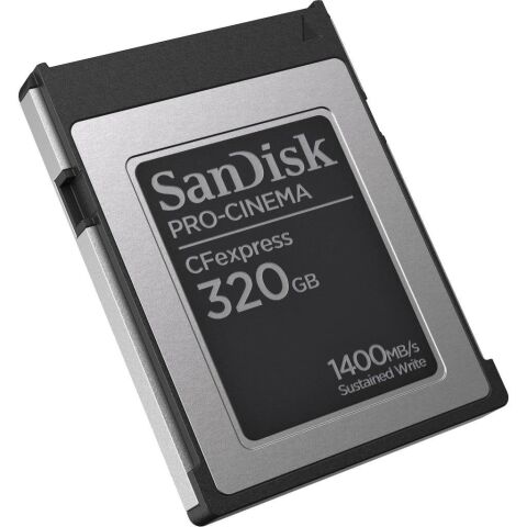 SanDisk 320GB PRO-CINEMA CFexpress Type B Hafıza Kartı - SDCFEC-320G-GN4NN